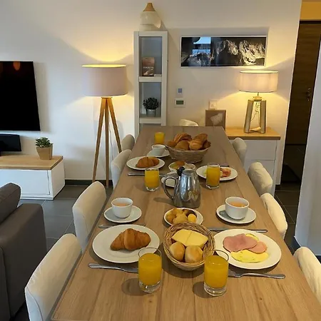 דירה Modern Flat With Parking And Views Of Brevent שאמוני