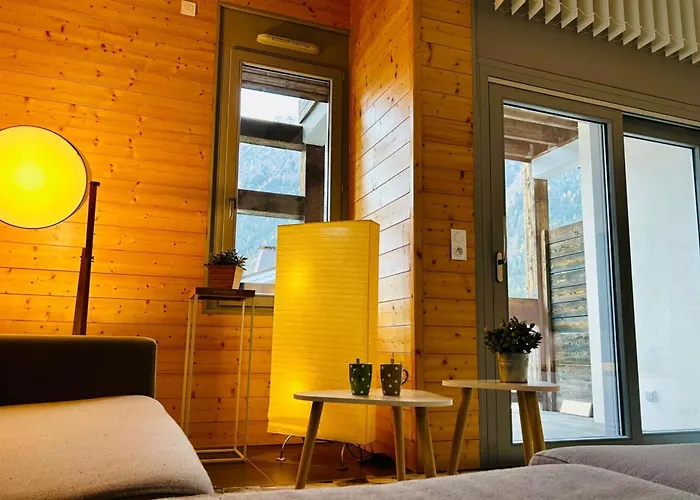 In A Modern In Apartment Chamonix